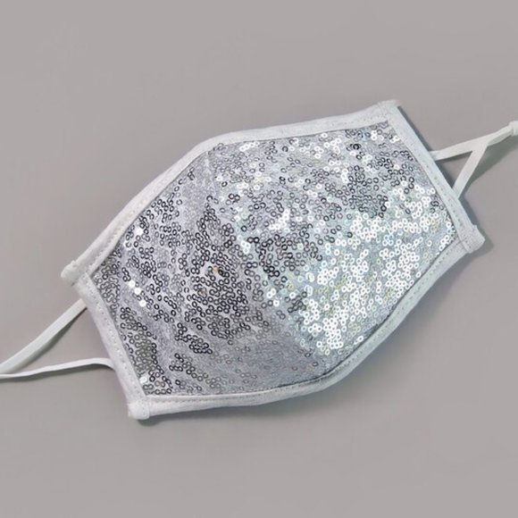 Sequin Face Mask with filter pocket - Child size - Picture 1 of 2